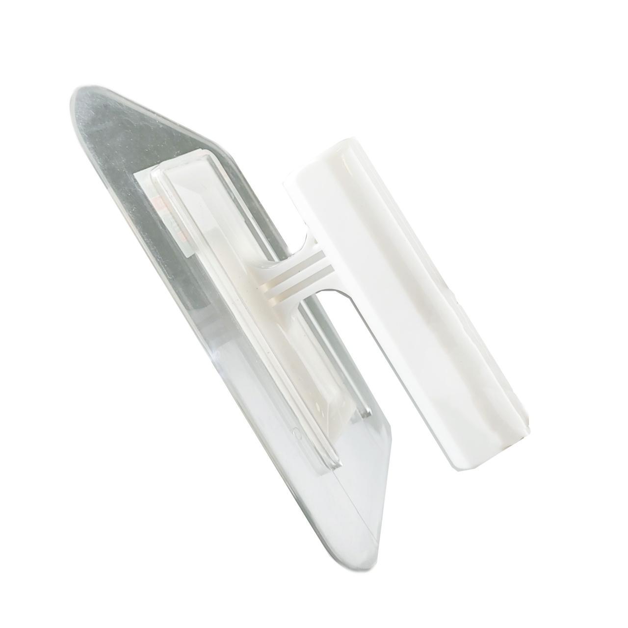 Гладилка пластиковая (прозрачная) 87 x 180 мм, съемная ручка (собрана), N 800, "MAXIMUM" МХ 03248