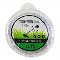 Леска для триммера 4 ммx35м с металлическим сердечником