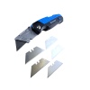 нож для гипсокартона складной, металлический, +5 трапецевидных лезвий sk5, "maximum" мх 09349 оптом