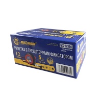 рулетка с трещоточным фиксатором 5 м× 25 мм, "maximum" mx 02364 оптом