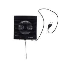 Вытяжной вентилятор 100 мм, чёрный, "MAXIMUM" MX 15616